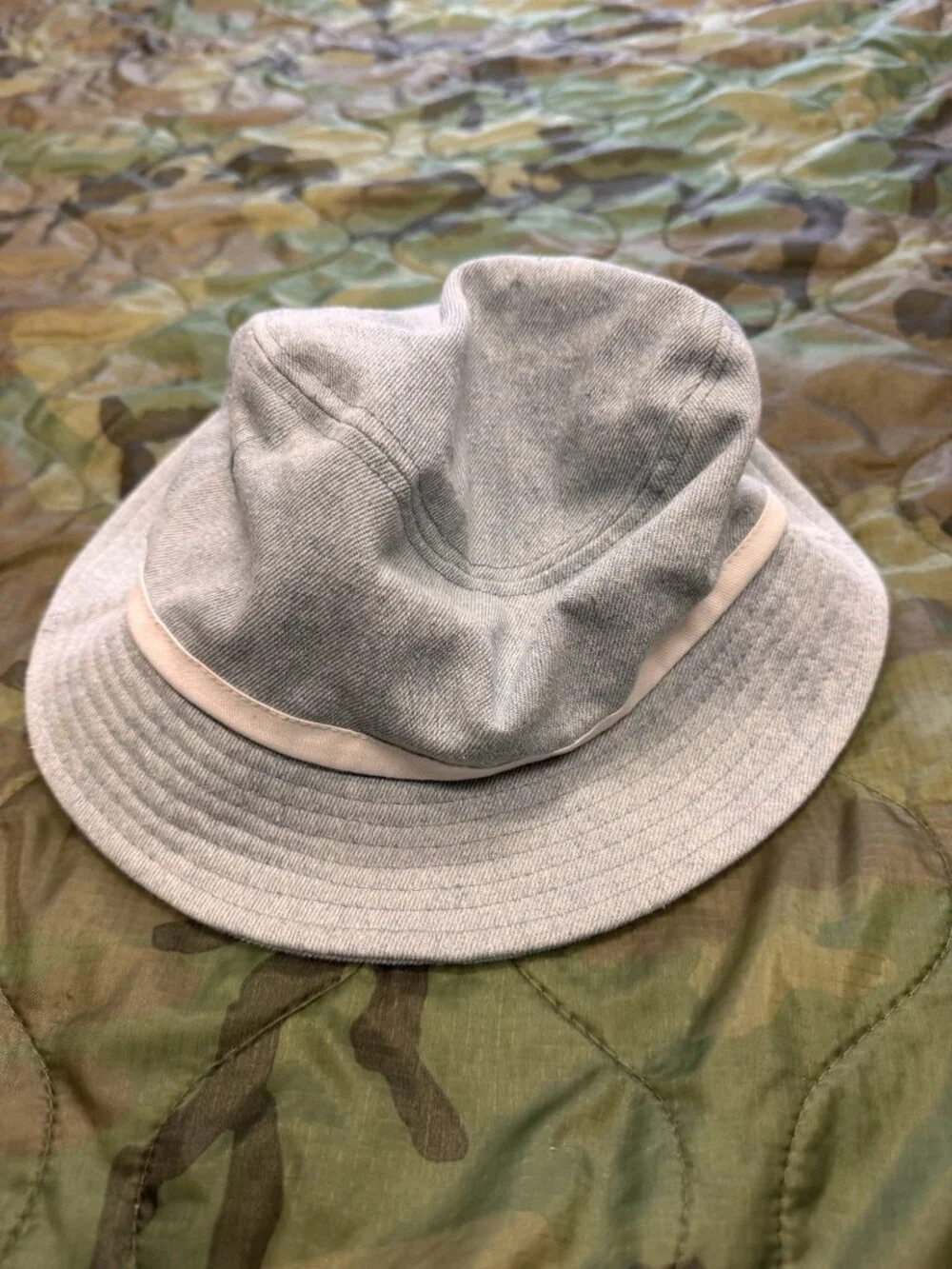 Empyre Bucket Hat Grey Heather Denim